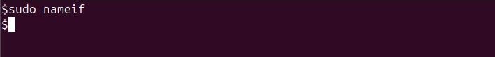 nameif Command in Linux1