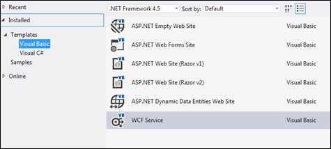 Creating a WCF Service