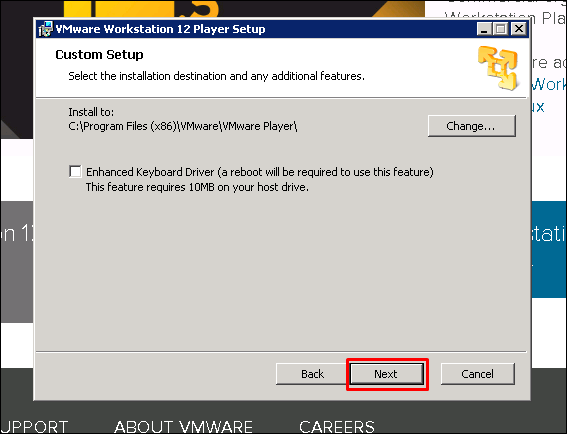 vm not adding in vmware workstation player 12