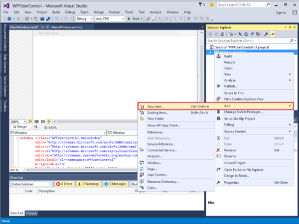 Les premiers contrôles :: Around C# and WPF